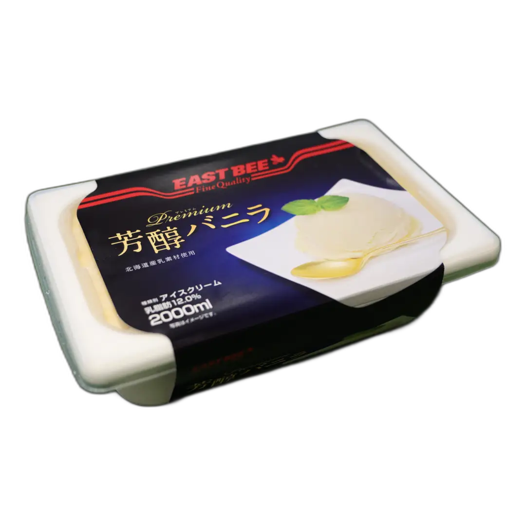 EASTBEE Premium Vanilla Ice Cream (2 L)